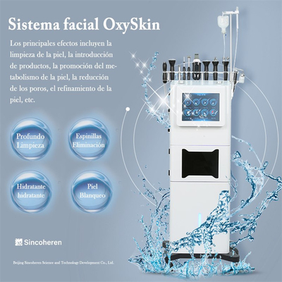 Maszyna do hydrodermabrazji 6 w 1 dla kobiet do czyszczenia twarzy 10,4 cala Sincoheren